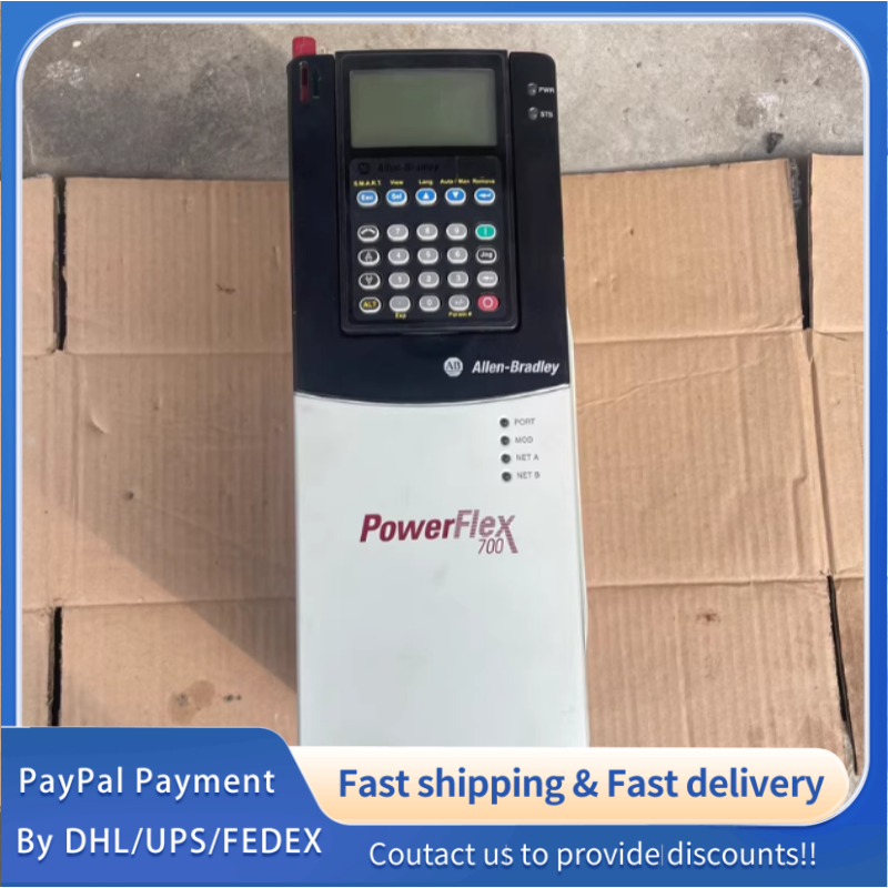 1PC used 100% tested   20BC8P7A0AYNANC0 Allen‑Bradley PowerFlex 700 AC Drive,4 kW (5.5 HP) Normal Duty; 3 kW (4 HP) Heavy Duty  #QYM001 J1688