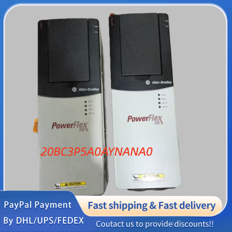 1PC used 100% tested 20BC3P5A0AYNANA0 Allen‑Bradley PowerFlex 700 AC Drive,1.5 kW (2 HP) Normal Duty; 1.1 kW (1.5 HP) Heavy Duty  #QYM001 J1688