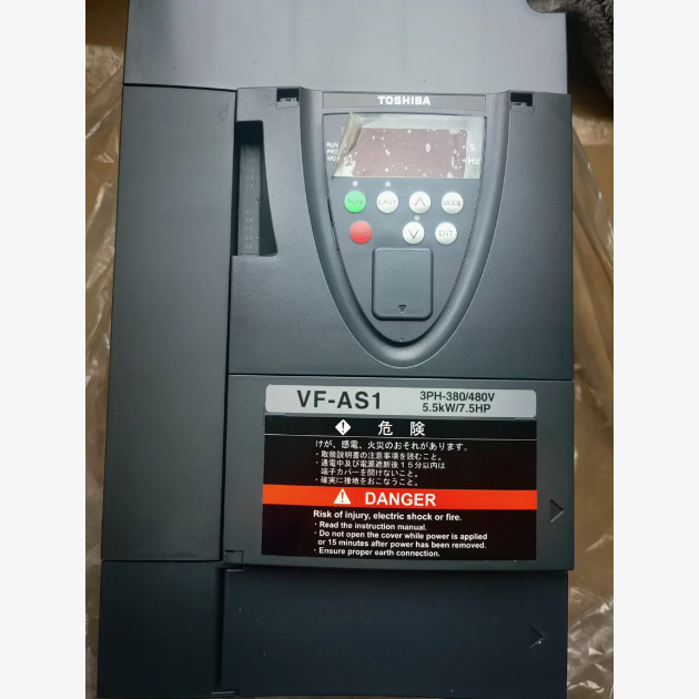 1PC used working  VFAS1-4055PL-WN1(R17) Toshiba (TOSVERT VF‑AS1 Series) High‑Performance AC Variable Frequency Drive 5.5kW (7.5HP) (400V Class, 3‑Phase)  #QYM001