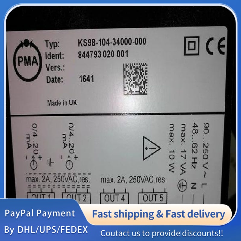 1PCS NEW  ks98-104-34000-000 temperature controller PMA GERMANY #LYQ007