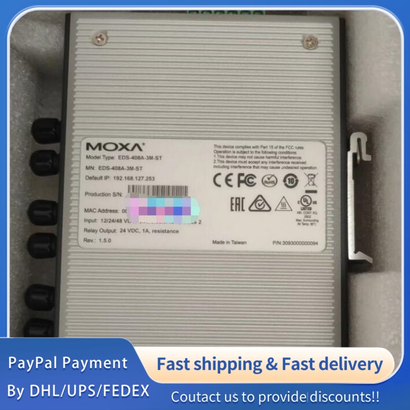 1PCS new  EDS-408A-3M-ST-T industrial Ethernet switch moxa #LYQ007