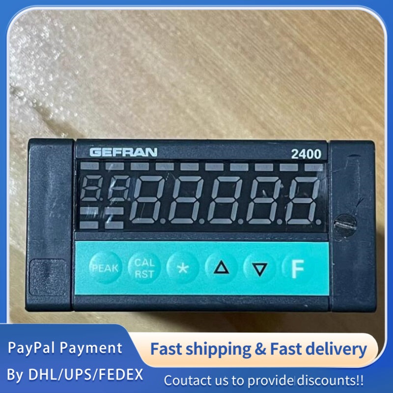 1PCS  used 2400-1-W-4R-0-1 Fast Indicator GEFRAN #LYQ007