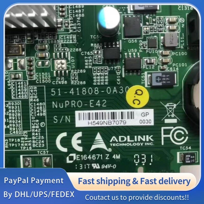 1  PCS   NEW  E42 51-41808-0A30 ADLINK board #LYQ007