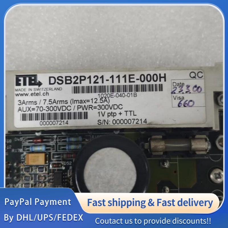 1  PCS used ETEL DSB2P121-111E-000H Servo Control Board #LYQ007