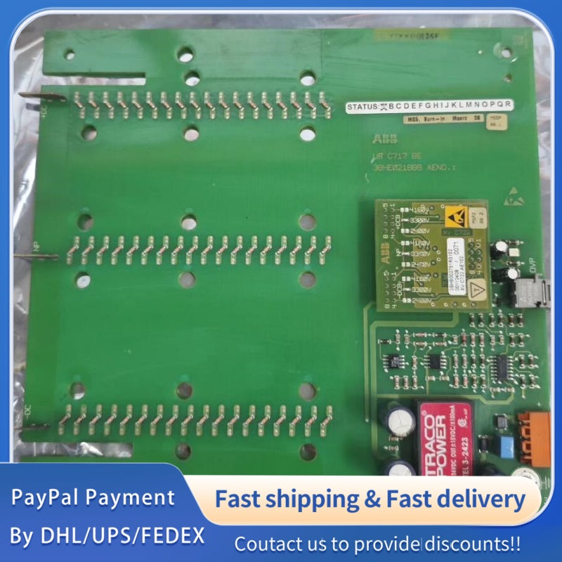 1  PCS used ABB UB C717 BE101 3BHE021887R0101 control board #LYQ007
