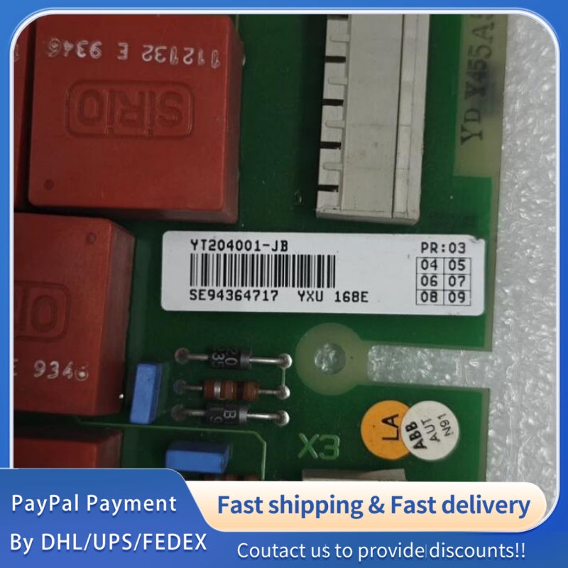 1  PCS used ABB YT204001-JB DC Drive Controller Board  #LYQ007