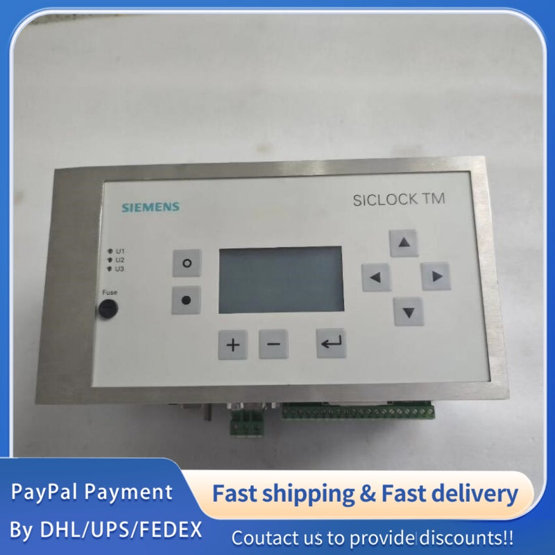 1  PCS USED Siemens SICLOCK TM controller E10433-E9600-H100 #LYQ007
