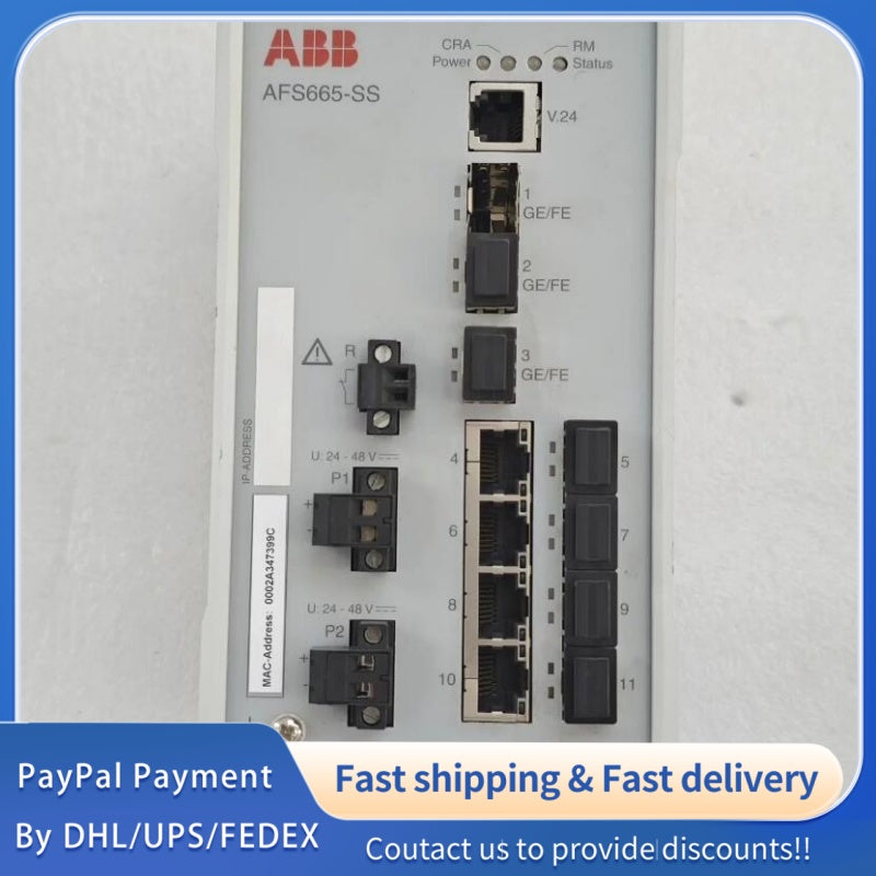 1  PCS USED ABB  AFS665-SS Switch  #LYQ007