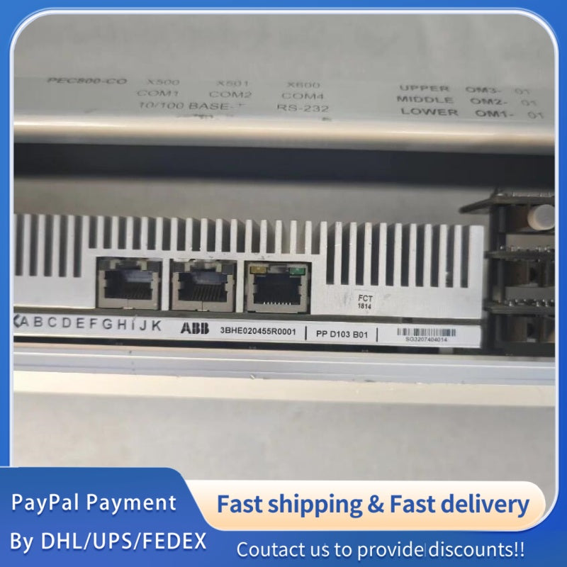 1  PCS USED  ABB Controller Module PP D103 B01 3BHE020455R0001  #LYQ007