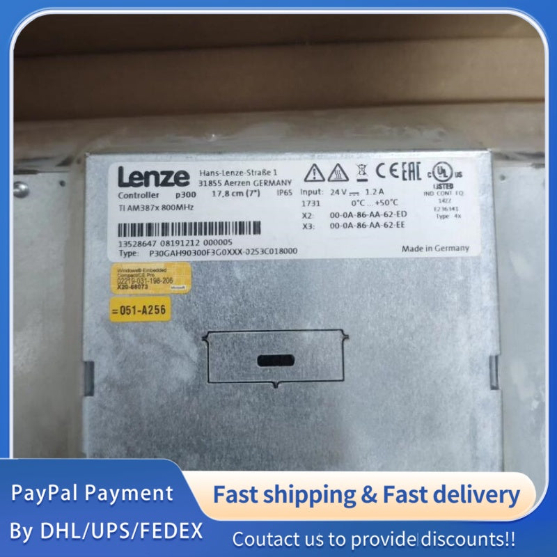 1  PCS used Lenze P300 Touch Screen P30GAH90300F3G0XXX-02S3C018000 #LYQ007