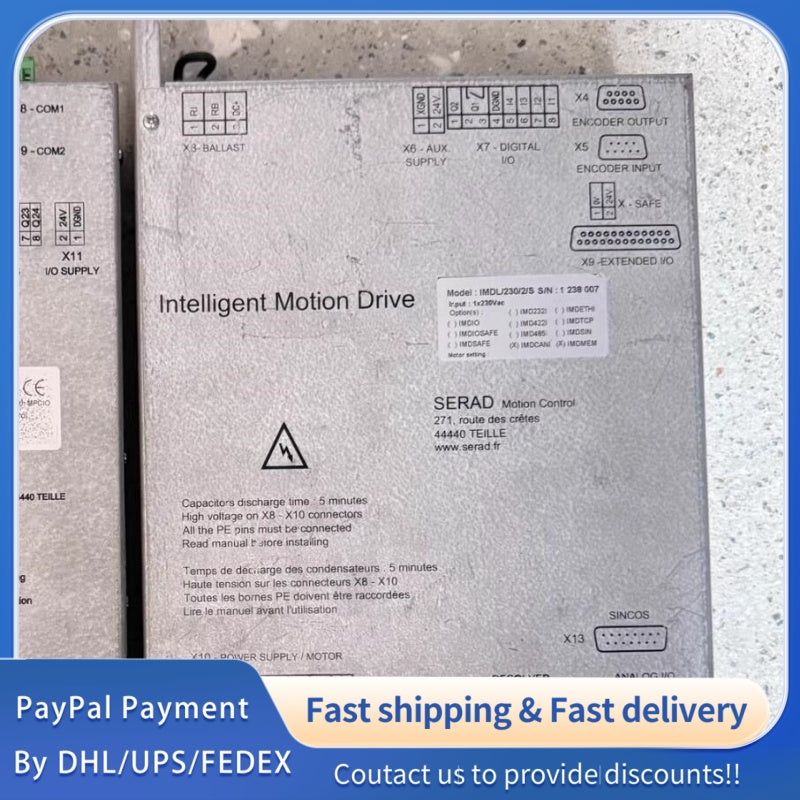 1  PCS used  SERADMPC Controller IMDL/230/2/S  #LYQ007