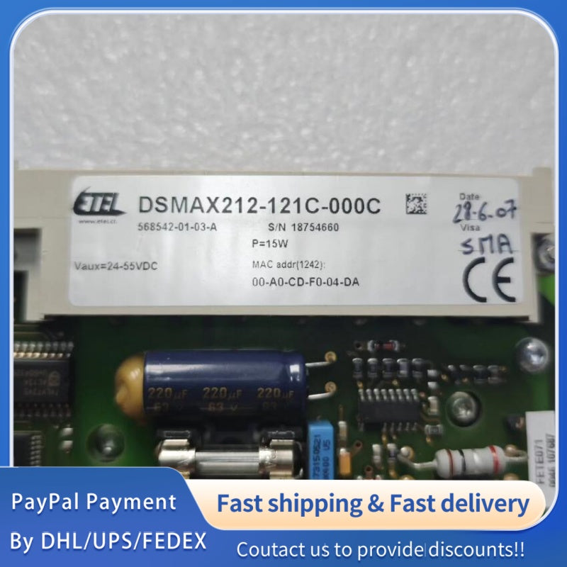 1pc  usedETEL Control Board DSMAX212-121C-000C #LYQ007