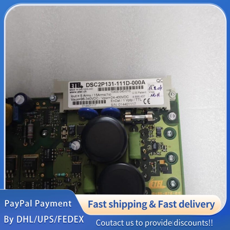 1  PCS  USED  ETEL Control Board DSC2P131-111D-000A #LYQ007