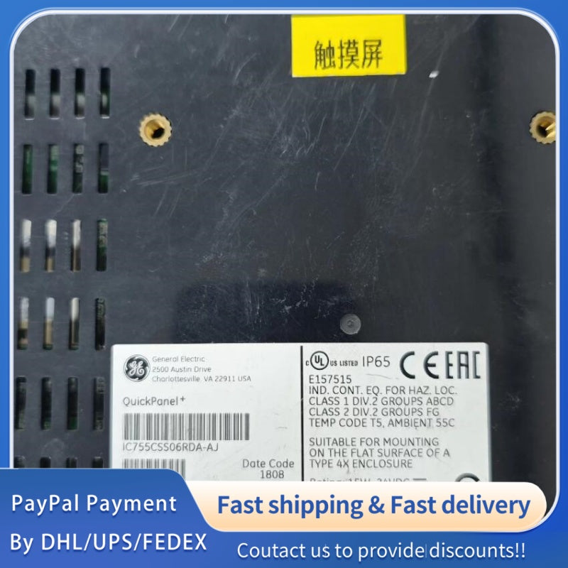 1  PCS USED GE Touch Screen IC755CSS06RDA-AJ LYQ007