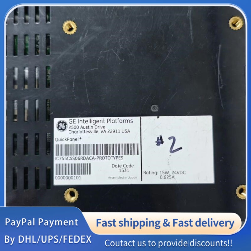 1  PCS USED GE Touch Screen IC755CSS06RDACA-PROTOTYPES  #LYQ007