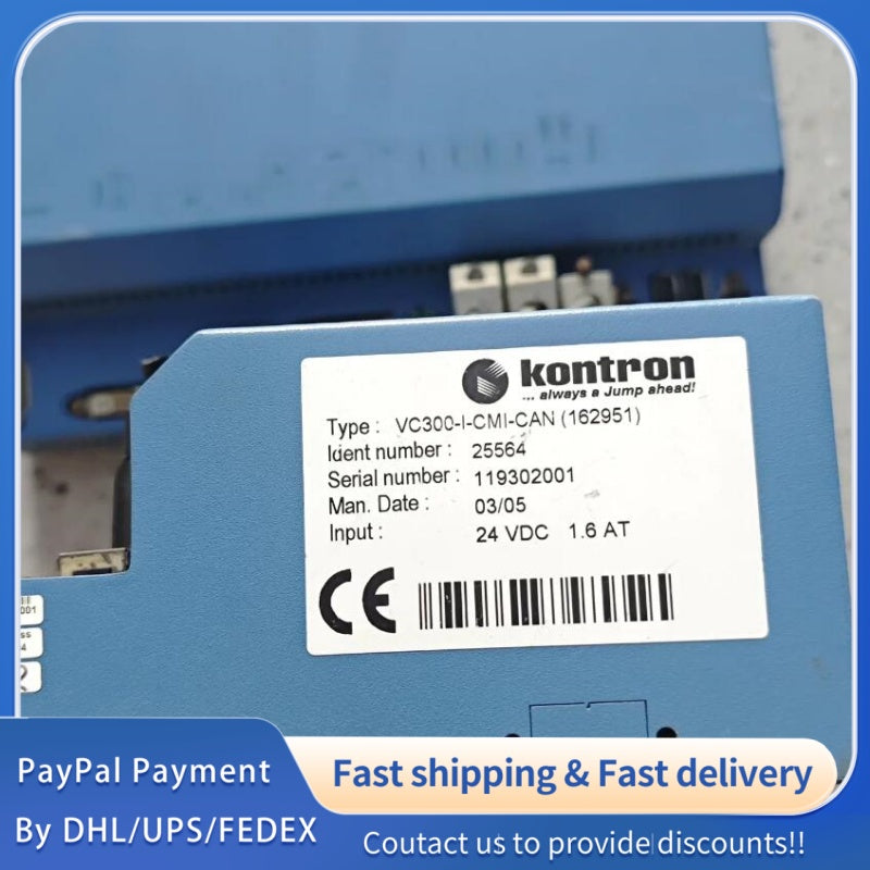1  PCS  USED Kontron Controller VC300-I-CMI-CAN (162951)  #LYQ007