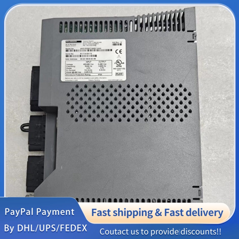 1  PCS USED Kollmorgen Servo Drive AKD-P00607-NAEC-0000  #LYQ007