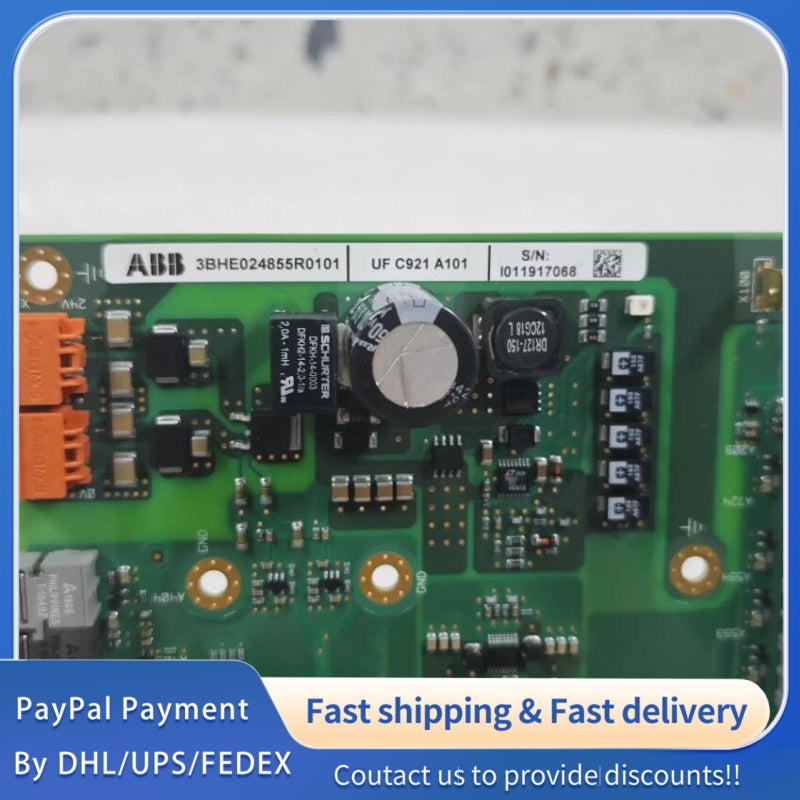 1pc used ABB Control Board UF C921 A101 3BHE024855R0101   #LYQ007