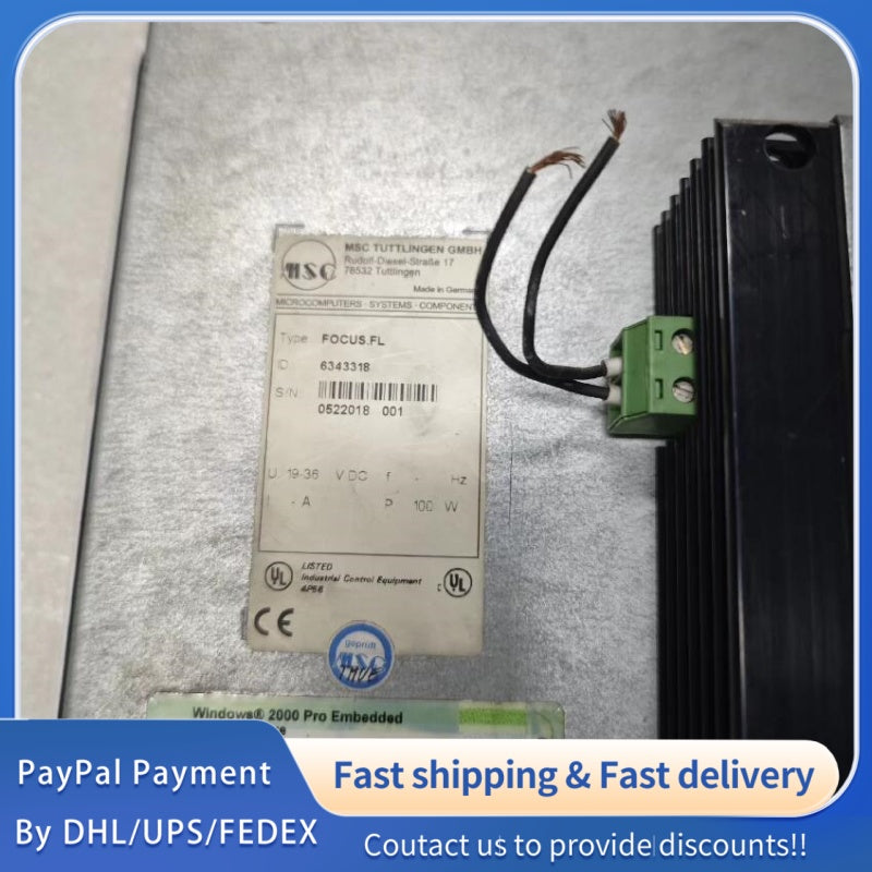 1  PCS USED MSC TUTTLINGEN GMBH Touch Screen FOCUS.FL 6343318 #LYQ007