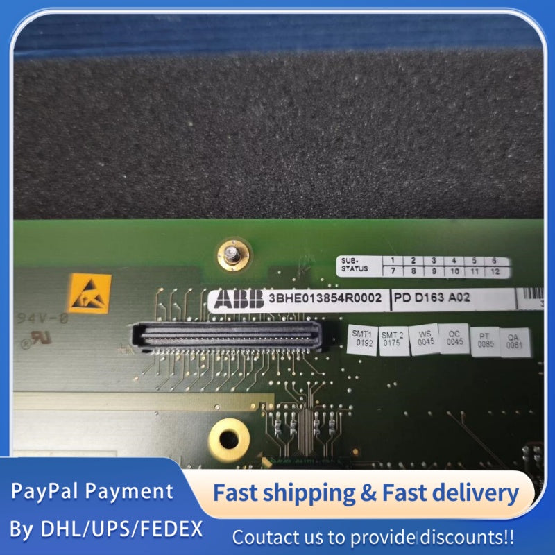 1  PCS  used ABB 3BHE013854R0002 Board #LYQ007