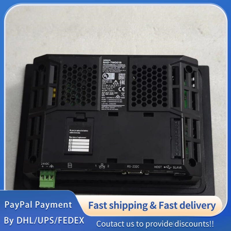 1  PCS  used  Omron HMI NA5-7W001B touch screen #LYQ007