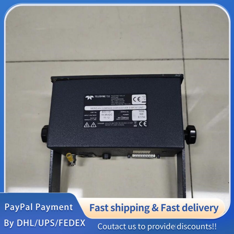 1  PCS used TELEDYNE TSS MERIDIAN COMPASS CHANGEOVER DISPLAY UNIT B931191 #LYQ007