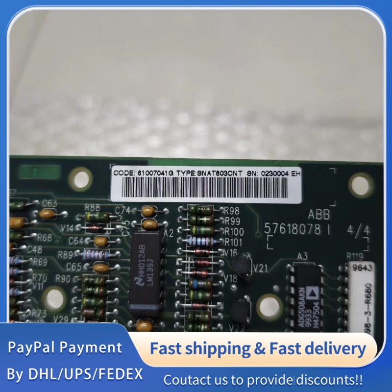 1  PCS USED ABB Control Board SNAT603CNT 61007041G #LYQ007