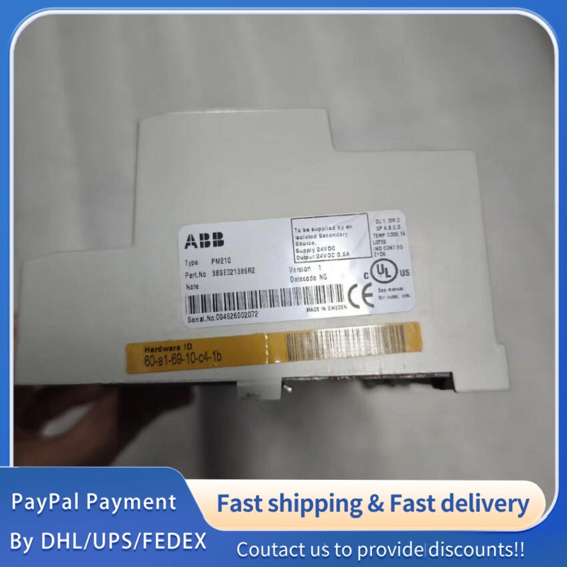 1pc  used ABB PM210 PLC Module 3BSE021386R2 #LYQ007