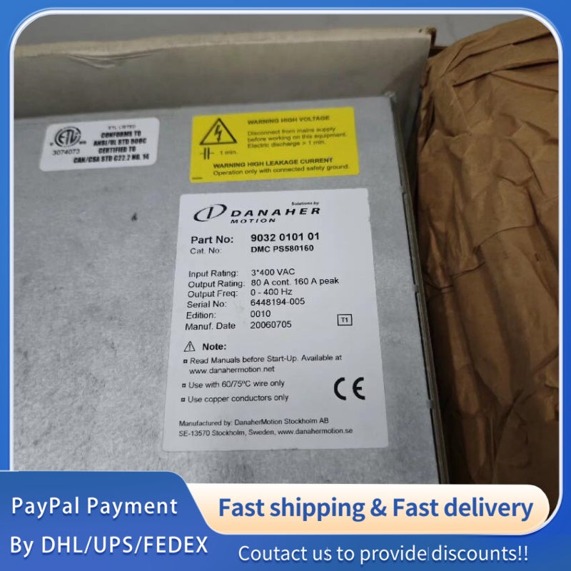 1  PCS used  DANAHER Servo Drive DMC PS580160 #LYQ007