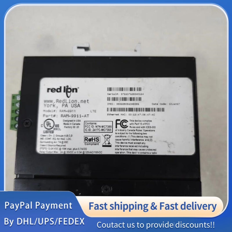 1pc  used Red Lion Control Module RAM-9911-AT#LYQ007