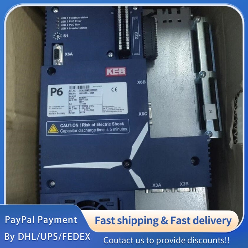 1PCS NEW KEB P6 Inverter 19P6H2G-C2ZK#LYQ007