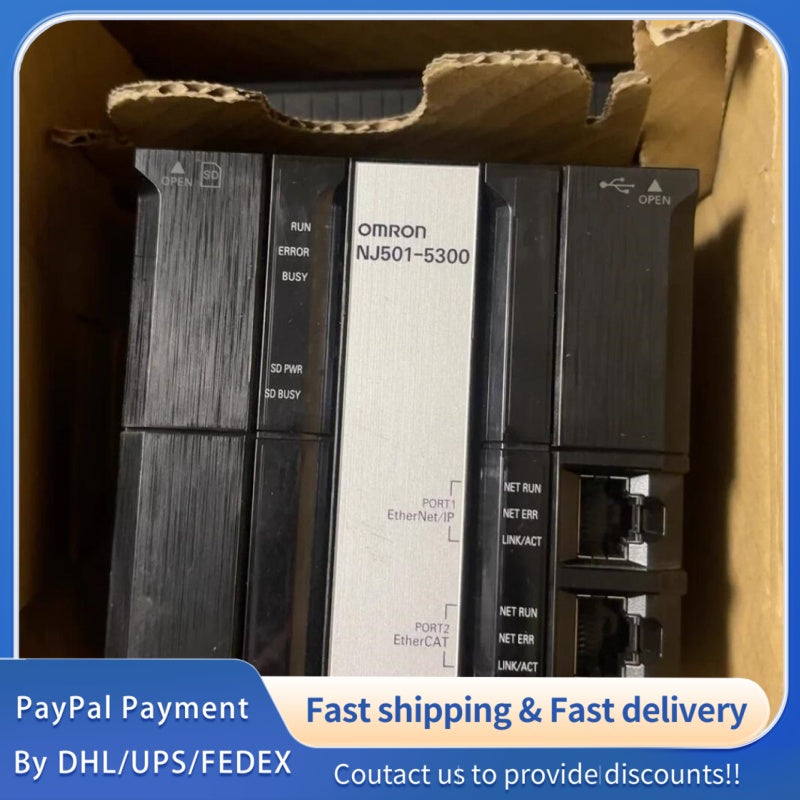 1  PCS new OMRON NJ501-5300 CPU Unit Version 1.21 #LYQ007