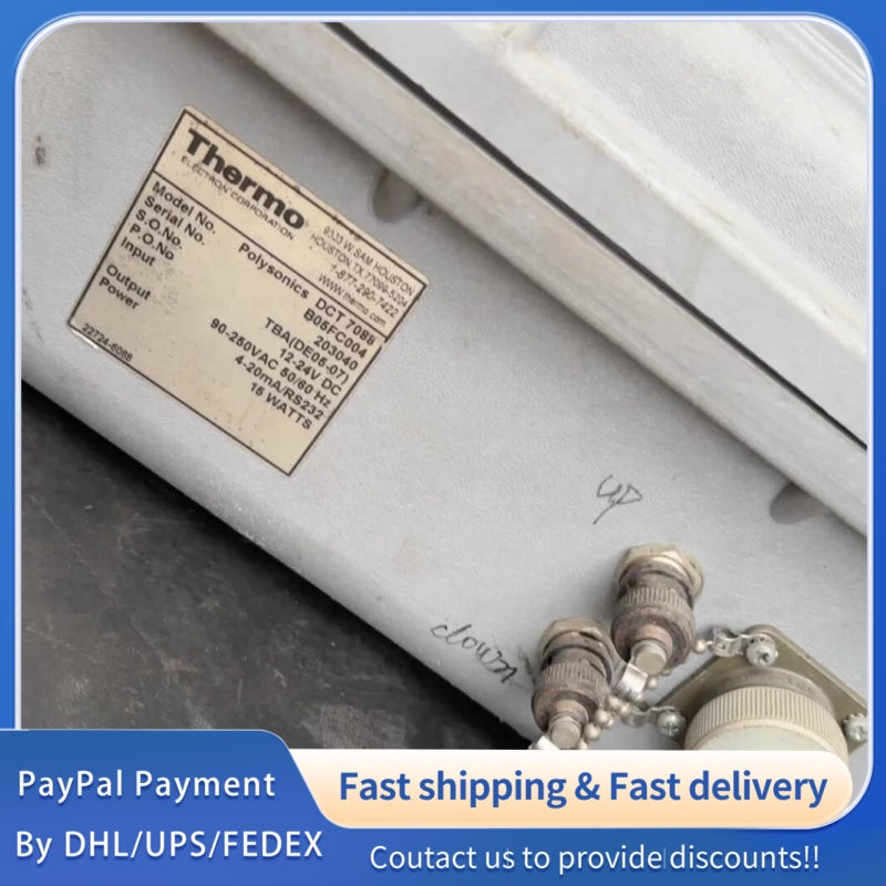 1  PCS used Thermo Polysomics DCT7088 Ultrasonic Flow Meter #LYQ007