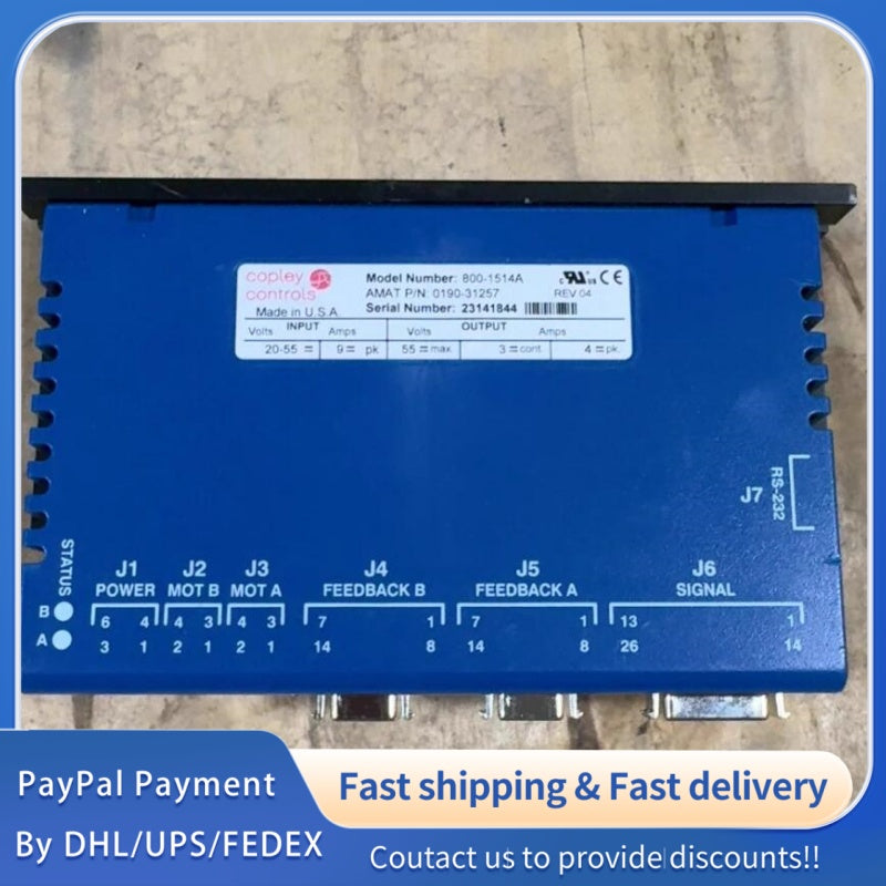1  PCS used  Copley Controls 800-1514A Servo Drive #LYQ007