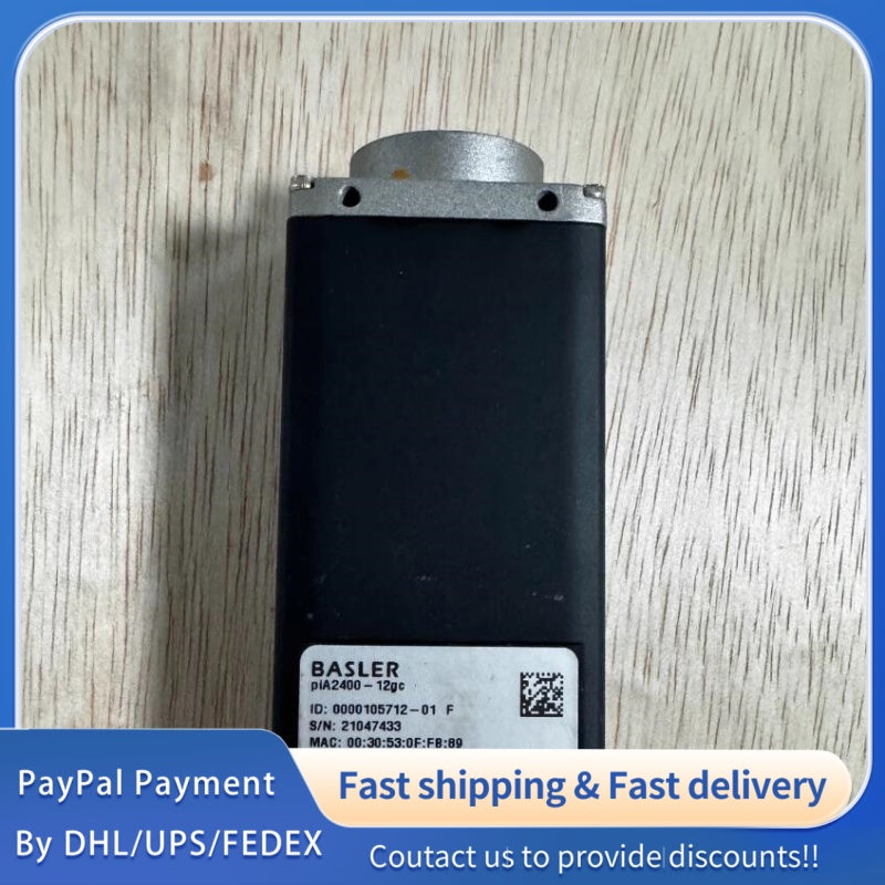 1  PCS used BASLER piA2400-12gc Industrial Camera#LYQ007