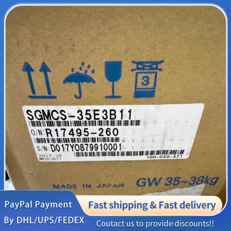 1  PCS new YASKAWA SGMCS-35E3B11 Motor #LYQ007