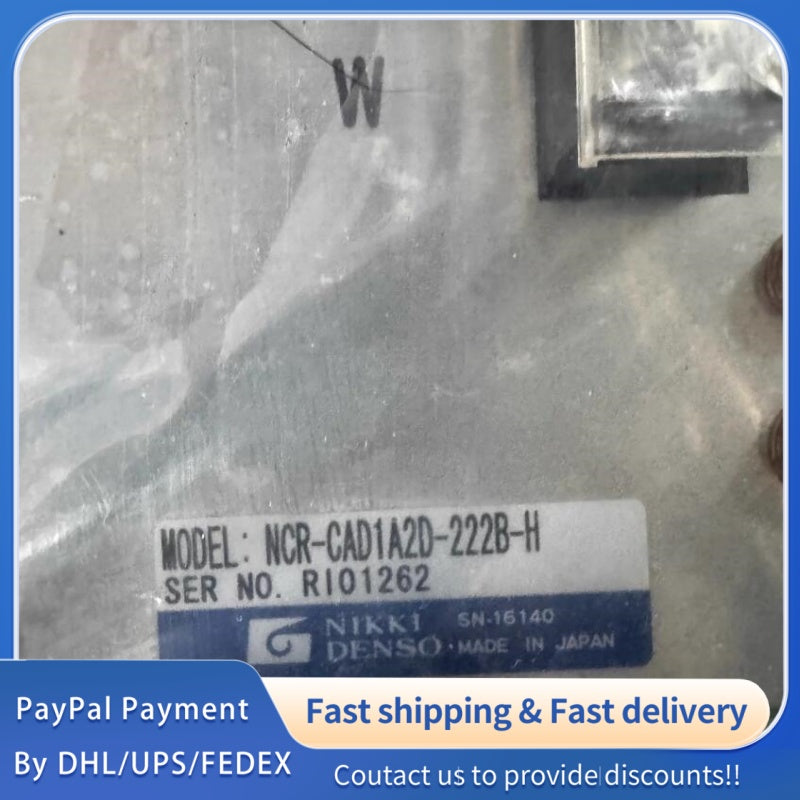 1  PCS used NIKKI DENSO Servo Driver NCR-CAD1A2D-222B-H #LYQ007