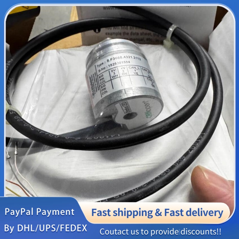 1  PCS used Kubler Absolute Multi-Turn Encoder 8.F3668.4321.2112#LYQ007