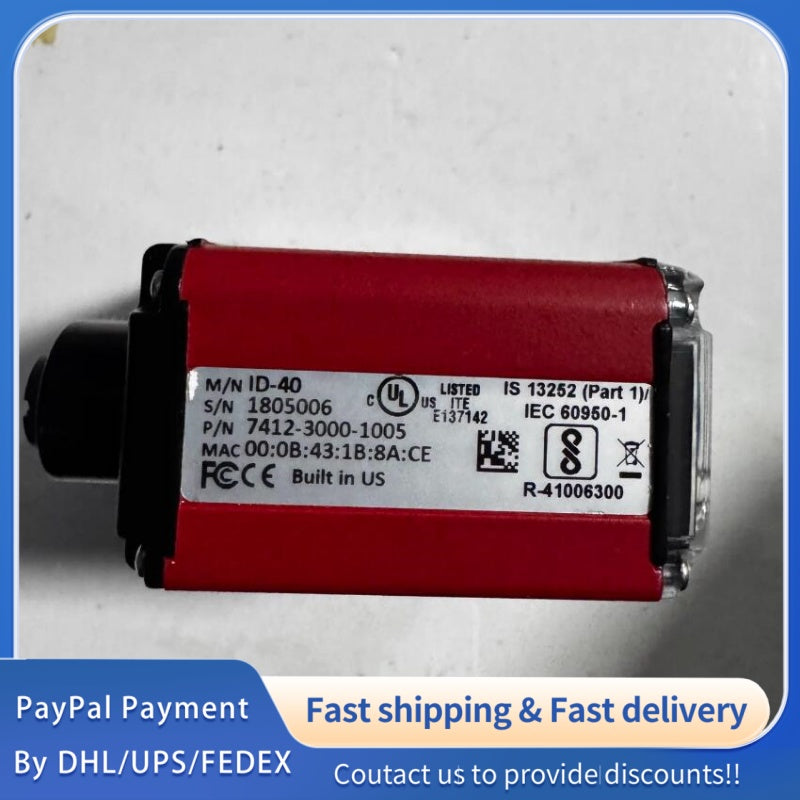 1  PCS used MICROSCAN ID-40 Barcode Scanner 7412-3000-1005 #LYQ007