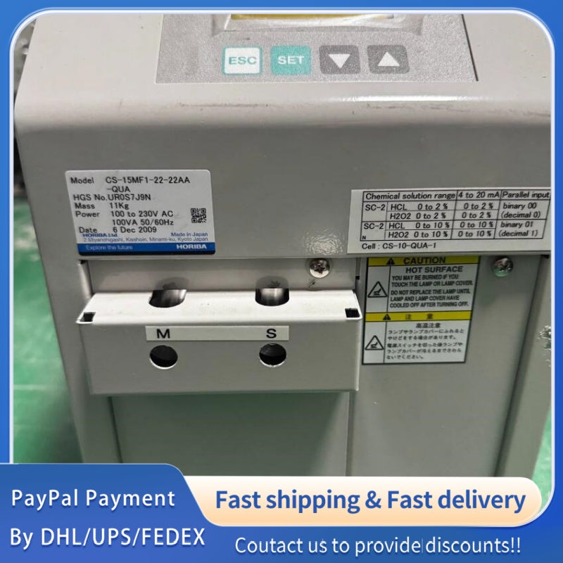 1  PCS used HORIBA Chemical Solution Monitor CS-15MF1-22-22AA #LYQ007