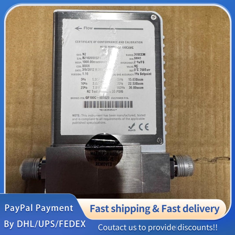 1  PCS used  BROOKS Flow Meter GF100CXXC #LYQ007