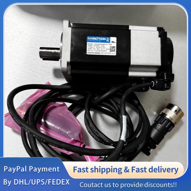 1  PCS new SANYO SANMOTION Servo Motor R2AA06040FCP11M6#LYQ007