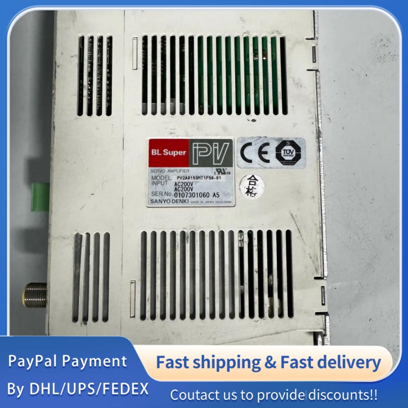 1  PCS used SANYO BL Super PV2A015SMT1P50-01 Servo Driver #LYQ007