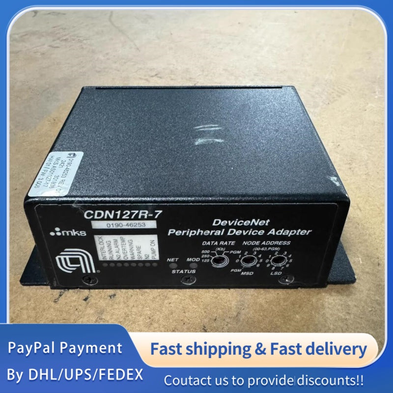 1  PCS used MKS CDN127R-7 Peripheral Adapter 0190-46253 #LYQ007