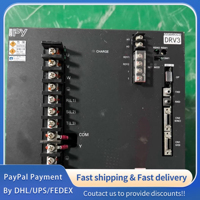 1  PCS used SANYO DENKI PY0A300W4PW1A00 Servo Driver #LYQ007