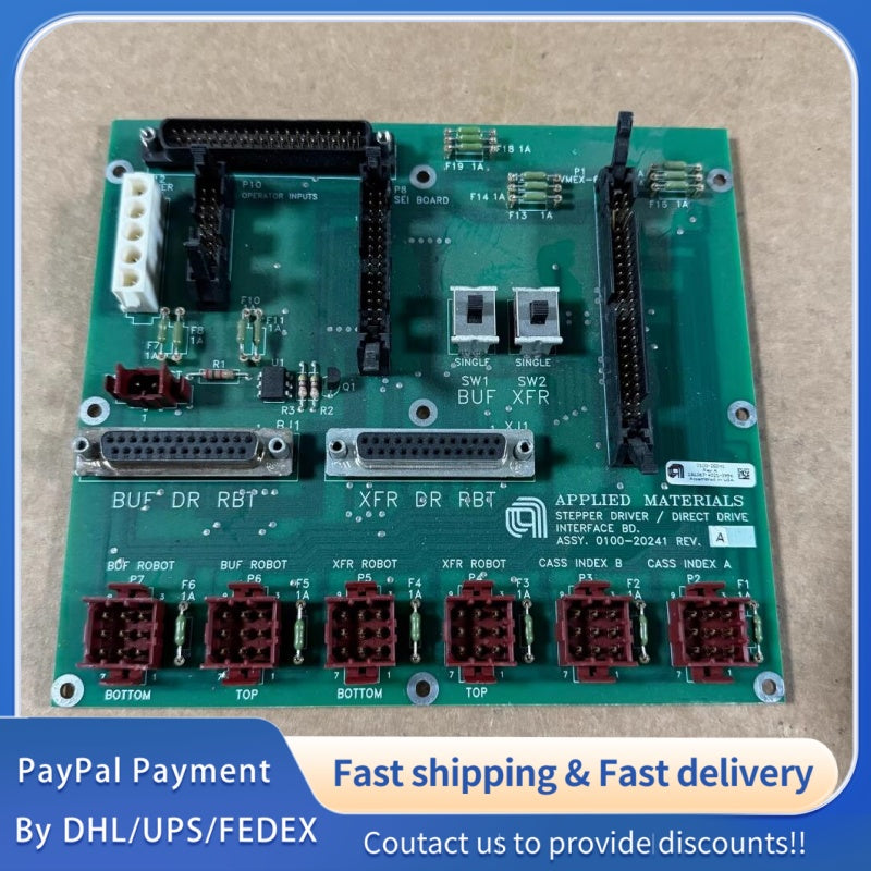 1  PCS used APPLIED MATERIALS 0100-20241 Direct Drive Interface Board #LYQ007