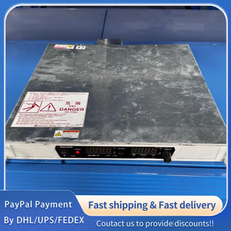 1  PCS used Matsusada VOL200-12-LGob High-Voltage Power Supply #LYQ007