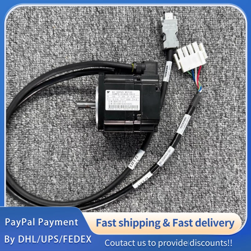 1  PCS used Yaskawa Servo Motor SGMPS-01ACA-YA12 #LYQ007
