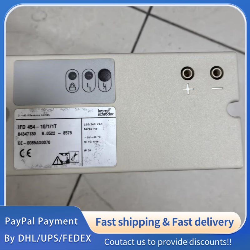 1  PCS used Krom Schroder Burner Controller IFD 454-10/1/1T #LYQ007