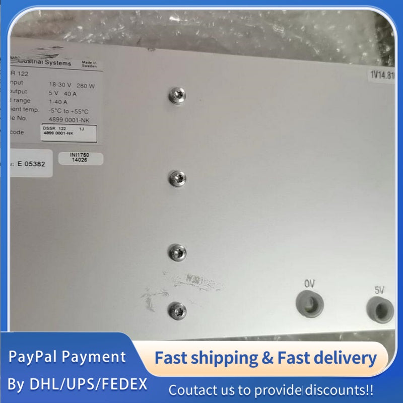 1  PCS used ABB DSSR122 Power Supply #LYQ007